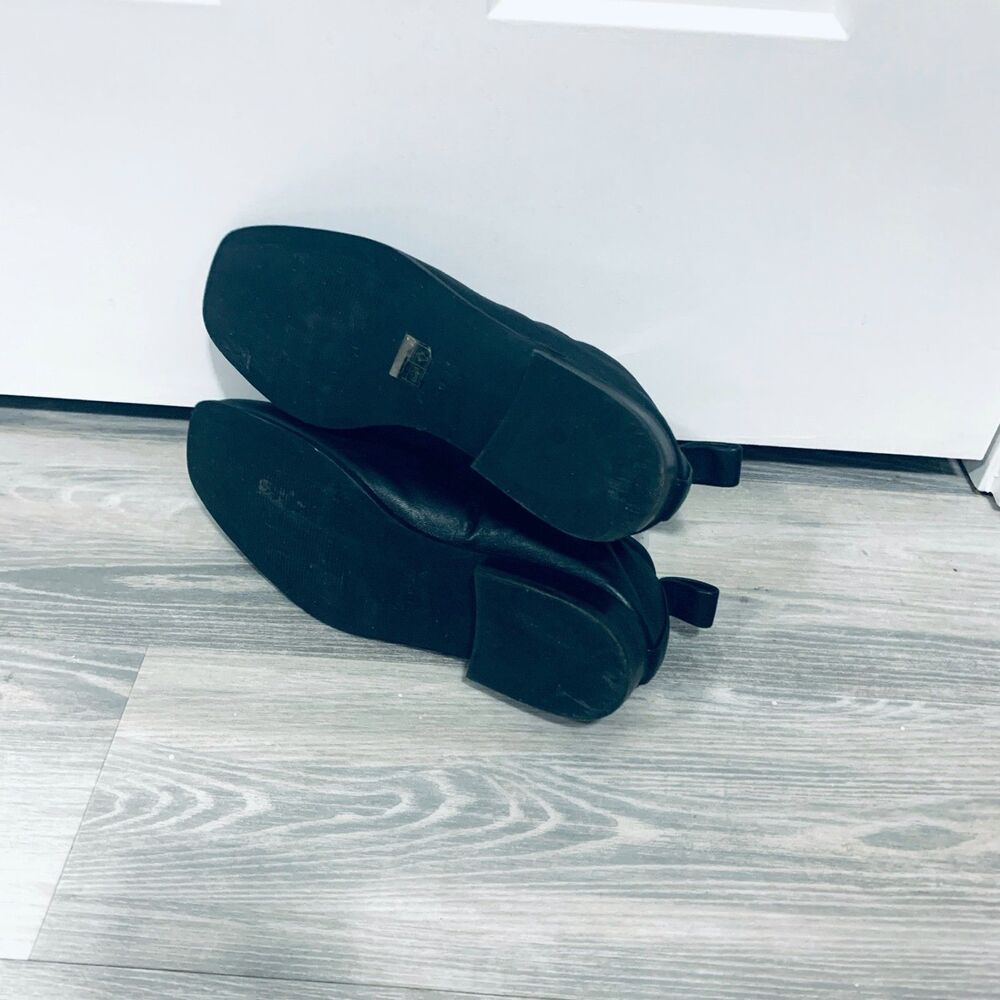 Reiss 9 Black Leather Loafer Ainsley $265 - Picture 5 of 6
